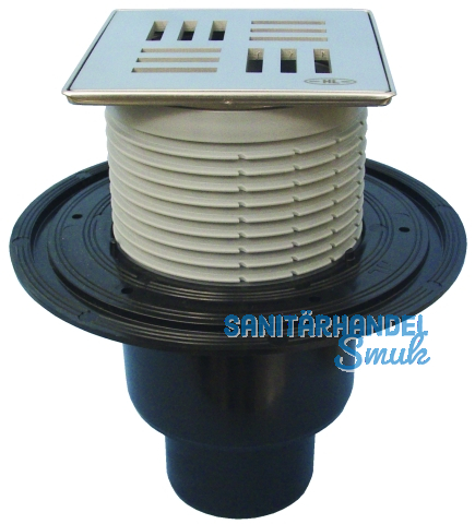 HL310N-3124 Bodenabl. DN50/75/110 senkr Klick-Klack, Nil