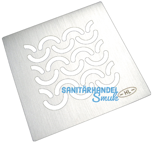 HL3121 Niro-Rost V4A 115x115mm Seine