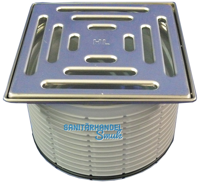 HL3910 Aufsatz d 146 mm/ Edelstahlrahmen 145x145/Nirorost 138x13