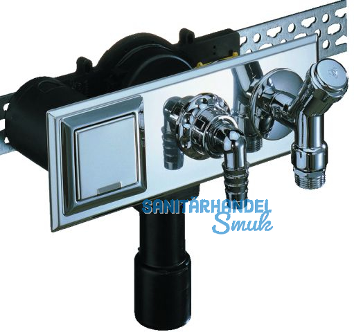 HL406E WG-UP-Sifon DN40/50 m. integriert em WasserAnschl.. Ausl.