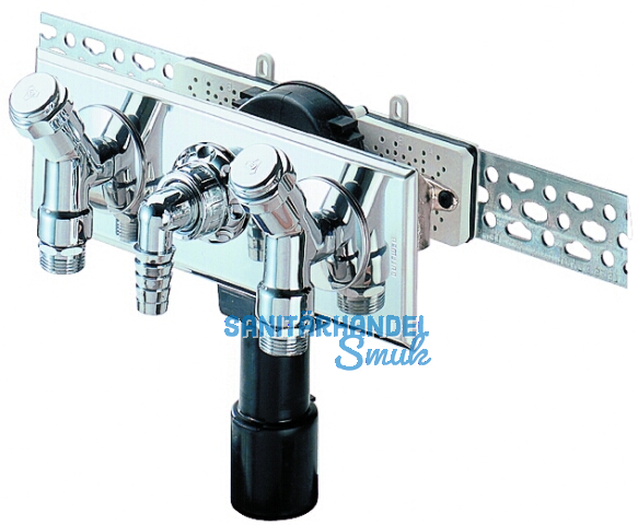 HL406.2 WG-UP-Sifon DN40/50 m. 2 integri erten WasserAnschl. sam