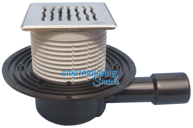 HL510N-3123 Bodenabl. DN40/50 waagr KLICK-KLACK, Orinoco