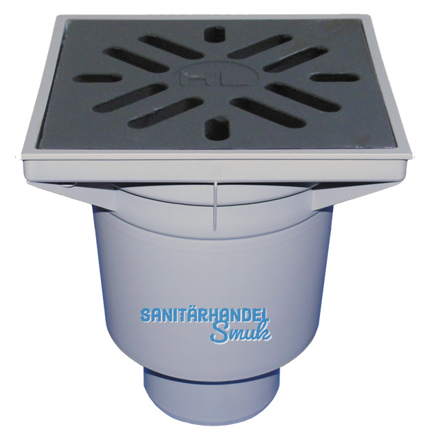 HL606W/5 Perfektabl. DN160 senkr 244x244 mm Kst./226x226mm Guss