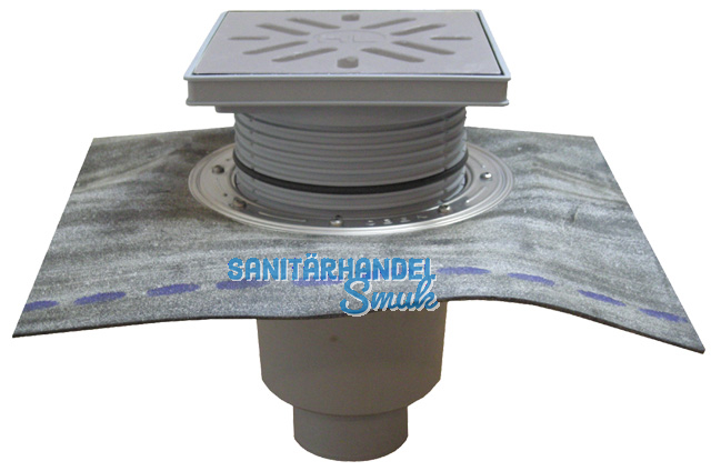 HL616HS/5 Perfektabl. DN160 senkr m. Bit umenmanschette. 240x240