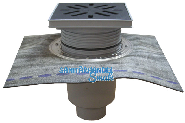 HL616H/5 Perfektabl. DN160 senkr m. Bitu menmanschette. 240x240m