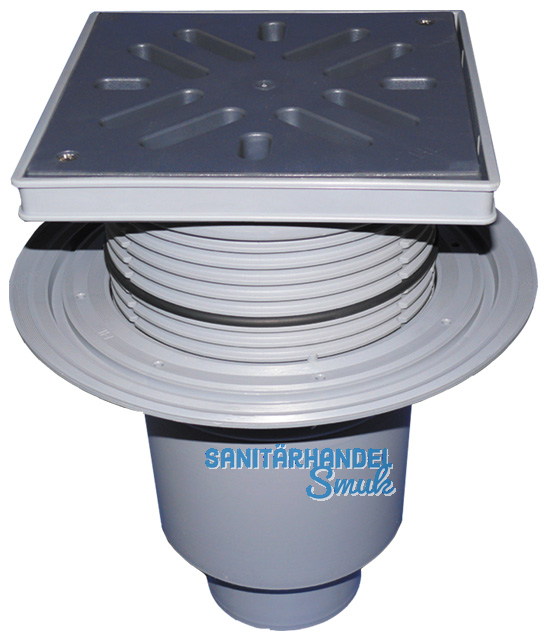 HL616LW/1 Perfektabl. DN110 senkr m. Dic htflansch. 240x240mm/22
