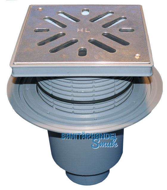 HL616S/5 Perfektabl. DN160 senkr m. Dich tflansch. 240x240mm Kst