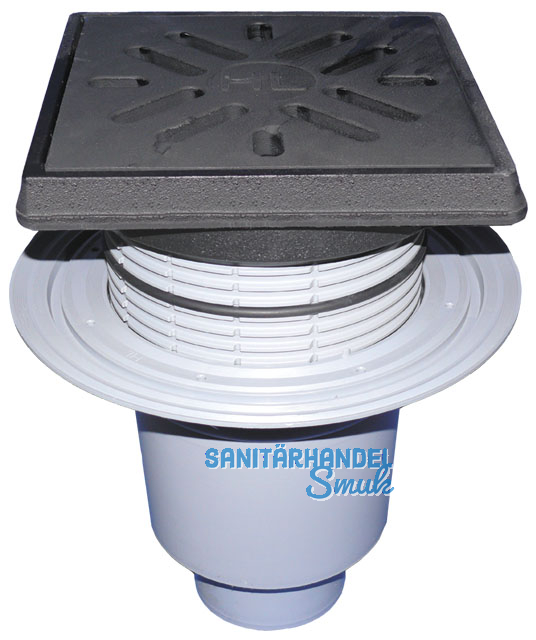 HL616.1/5 Perfektabl. DN160 senkr m. Dic htflansch. 260x260mm/22