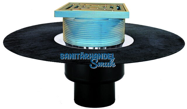 HL62BH/5 Dachabl. DN160 m. Bitumenmanschette. begehbar