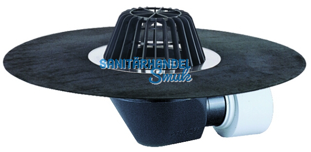 HL64H Dachabl. DN75/110 waagr m. Bitumen manschette