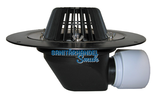 HL64 Dachabl. DN75/110 waagr m. Klemmelem.