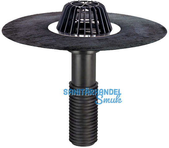 HL69H/1 Renovierungsdachabl. f. DN110 m. Bitumenmanschette