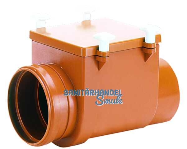 HL715 RStauverschl. DN160 m. Niroklappe on. geregelter Klappe. z