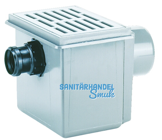 HL71.1/50 Kellerabl. DN110 waagr m. Zulauf DN50. 170x240mm/155x2