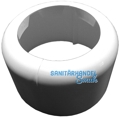 HL7.WE WC-Rosette teilbar DN110, wei