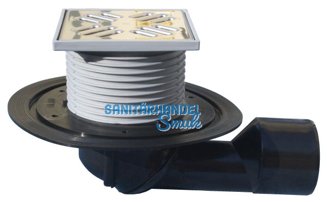 HL80 Balk.- u. Terr.abl. DN50/75 drehb. m. frosts. GK. 123x123mm