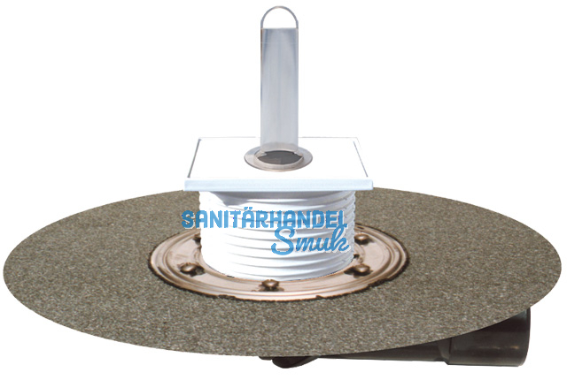 HL80.2H Bodenabl. DN50/75 drehb. m. Bitu menmanschette. GV. Vent