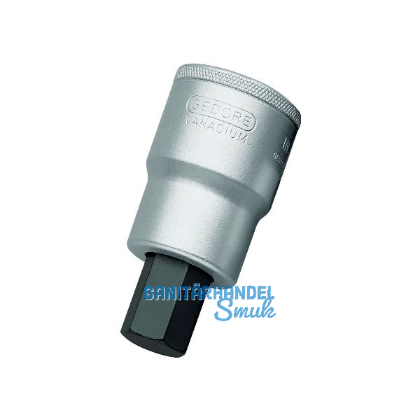 GEDORE Schraubendreher-Einsatz IN21 DIN7422 1"vierkant Innensechskant 22.0 mm