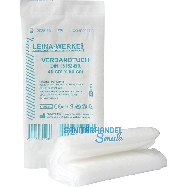 LEINA Verbandtuch DIN 13152-BR 40 cm x 60 cm