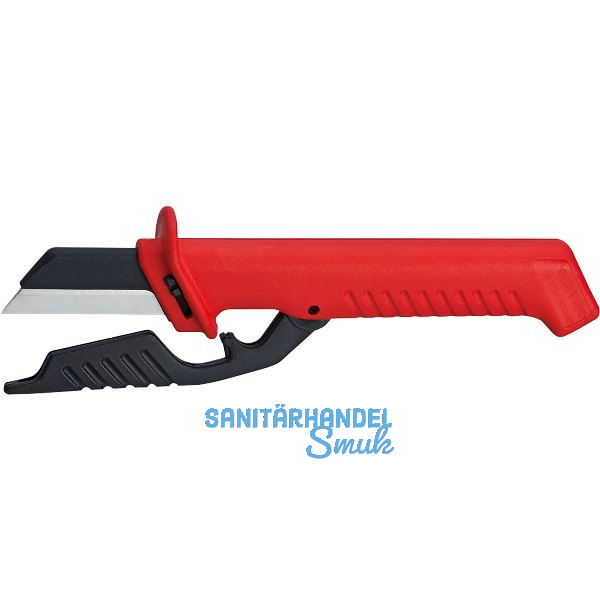 KNIPEX Kabelmesser VDE 9856, auswechselbare Klinge, Klingenl�nge 50 mm, L=190 mm