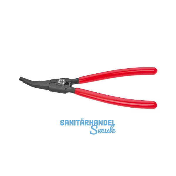 KNIPEX Montagezange gebogen DIN 5743 f�r Sprengringe L�nge 200 mm