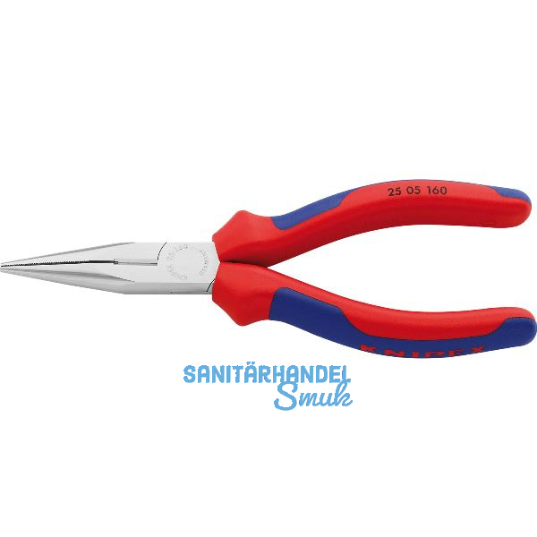KNIPEX Langschnabelzange DIN 5745 gerade 2K-Griff L�nge 160 mm