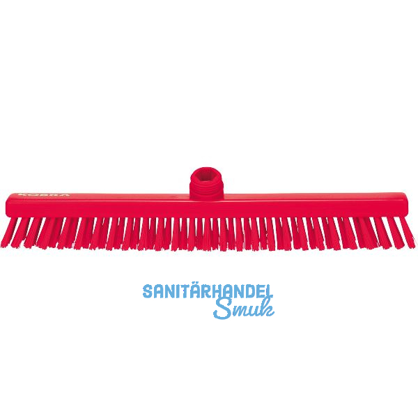 Bodenschrubber PBT Farbe rot f. mittleren-harten Schmutz 400 x 50 mm