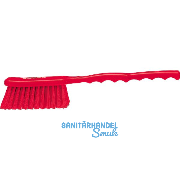 Stielb�rste PBT Farbe rot f. leichten-mittleren Schmutz 400 x 55 mm