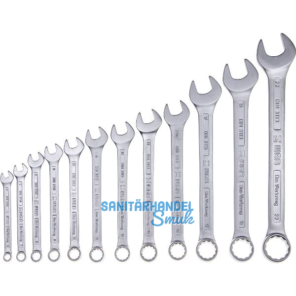 WGB Ringmaulschl�ssel-Satz DIN3113A 6-22 mm 12-teilig