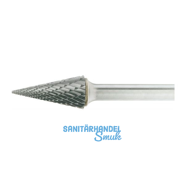 LUKAS HM-Fr�sstift Form M Spitzkegel Kopf � 12 mm L�nge 25 mm Zahnung 3