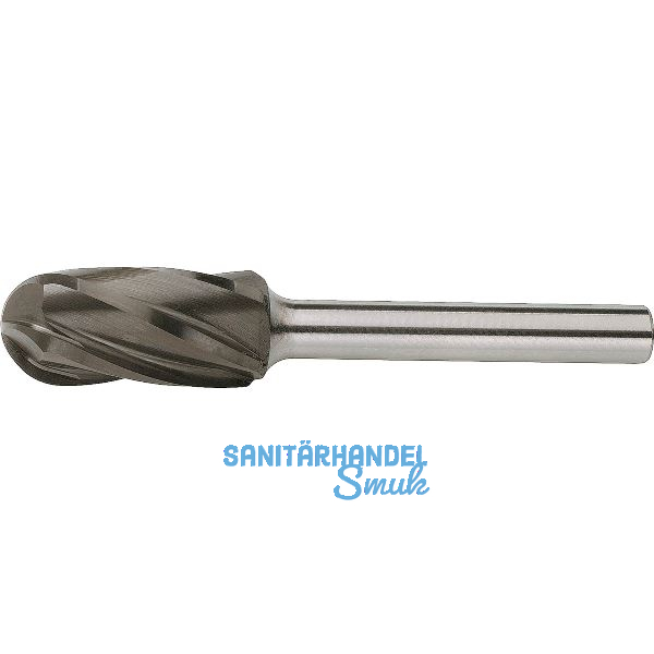 LUKAS HM-Fr�sstift Form C Walzenrund Kopf � 6 mm L 16 mm Zahnung 9 f�r Alu