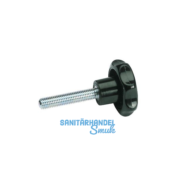 Sterngriff aus Kunststoff Au�en � 32 mm mit Gewindestift M 6 x 35 mm
