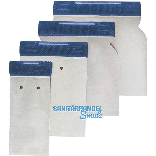 Fl�chenspachtel ( Japanspachtel ) aus Bandstahl mit Griffleiste Breite 100 mm