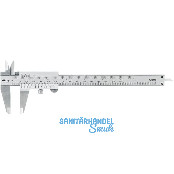 MITUTOYO Analog-Messschieber m. Feststellschraube Tiefenma� rund Messb. 0-150mm