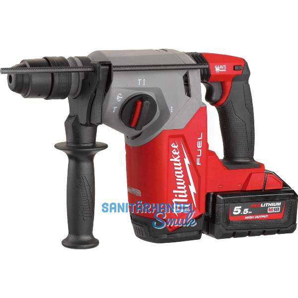 MILWAUKEE Akku-Bohrhammer M18 FHX-552X SDS-plus 18 Volt / 5,5 Ah (IEC) Li-Ion