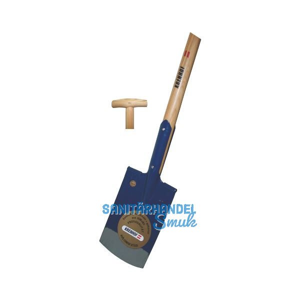 KRENHOF G�rtnerspaten geschmiedet mit T-Stiel Gr��e 180 x 290 mm