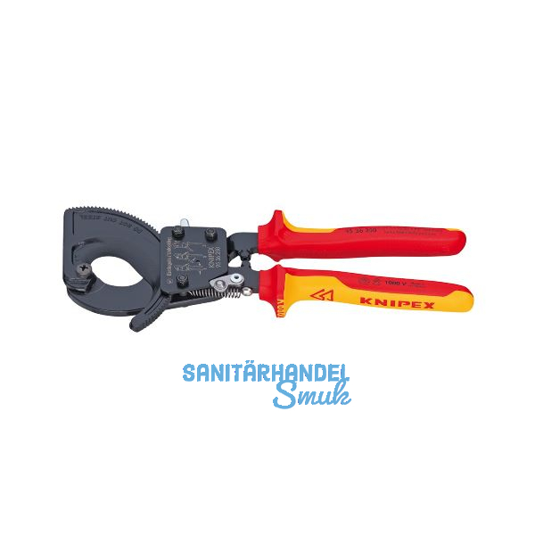 KNIPEX VDE-Kabelschneider L�nge 280 mm f�r Kabeldurchmesser 32 mm