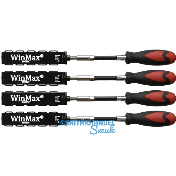 Winmax mit justierbarem Keil und flexiblem Griff - Set
