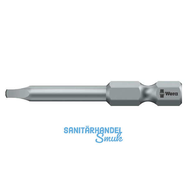 WERA Bit-Einsatz 868/4 lang 1/4"sechskant 2/50 mm Innenvierkant