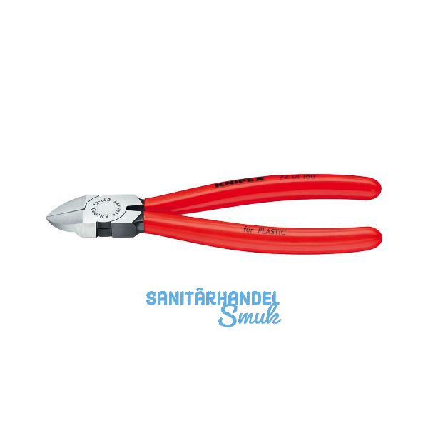 KNIPEX Seitenschneider gerade DIN 5743 f�r Kunststoffteile L�nge 140 mm