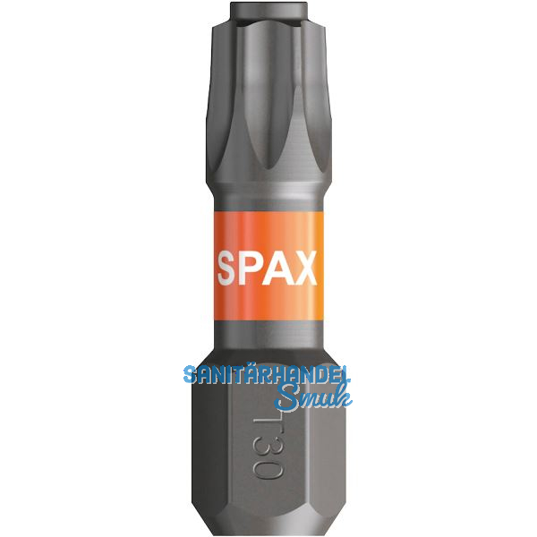 SPAX Bit-Einsatz T-Star 1/4"sechskant T30/25 mm Zapfenf�hrung, Inhalt 5 St�ck