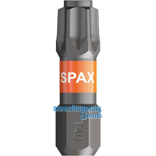 SPAX Bit-Einsatz T-Star 1/4"sechskant T40/25 mm Zapfenf�hrung, Inhalt 5 St�ck