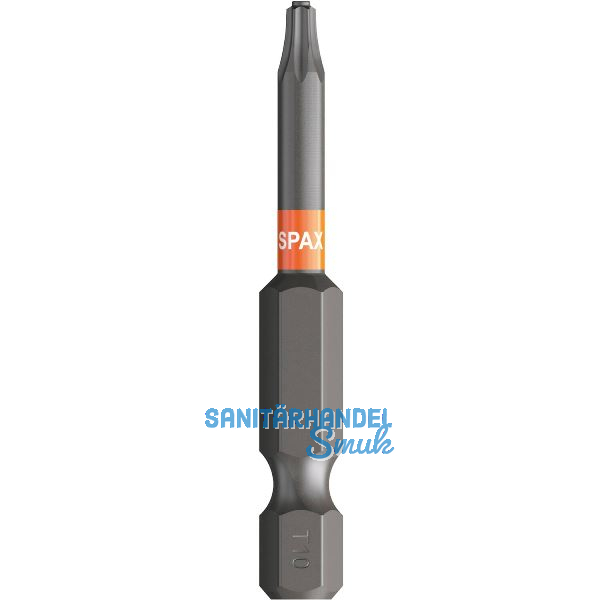 SPAX Bit-Einsatz T-Star 1/4"sechskant T10/50 mm Zapfenf�hrung, Inhalt 5 St�ck