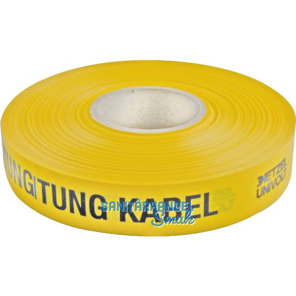 Leitungswarnband gelb Aufschrift Kabel Breite 40 mm L�nge 250 Meter