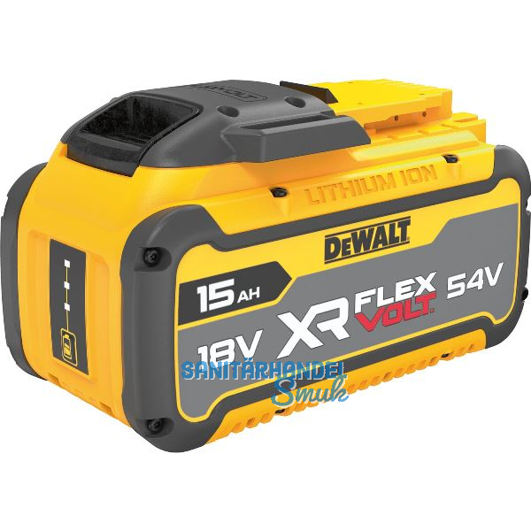 DEWALT Akku / Ersatzakku DCB549 54 bzw. 18 Volt / 15,0 Ah Li-Ion Flexvolt