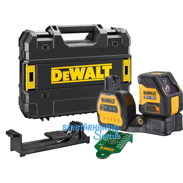 DEWALT Akku-Kreuzlinienlaser gr�n DCE088NG18-XJ 12/18 Volt