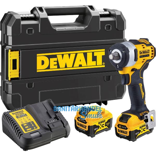 DEWALT Akku Schlagschrauber DCF901P2-QW 12 Volt / 2x 5,0 Ah