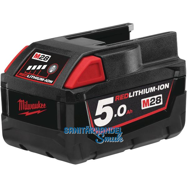 MILWAUKEE Akku / Ersatzakku M28 BX 28 Volt / 5,0 Ah Red Li-Ion