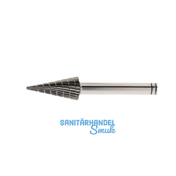 LUKAS HM-Fr�sstift FormM Spitzkegel Zollschaft Kopf � 6 mm L= 18 mm Zahnung ZX
