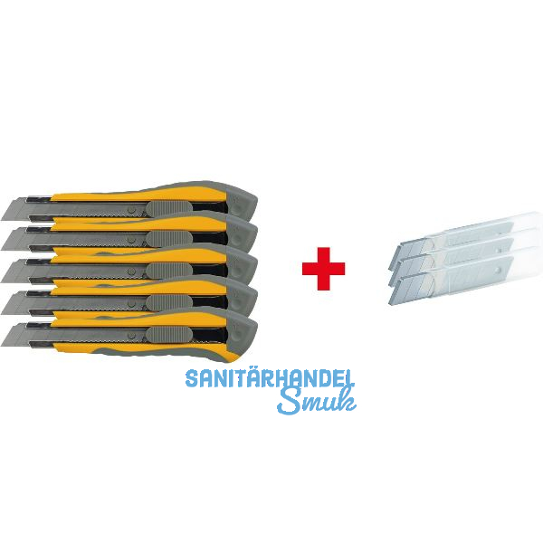 SOLIDO Cutter Set 5 x Cutter, 3 x Abbrechklingenbox 8-teilig